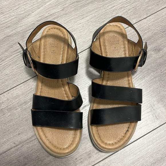 CALL IT SPRING Black Sandals - Picture 3 of 6